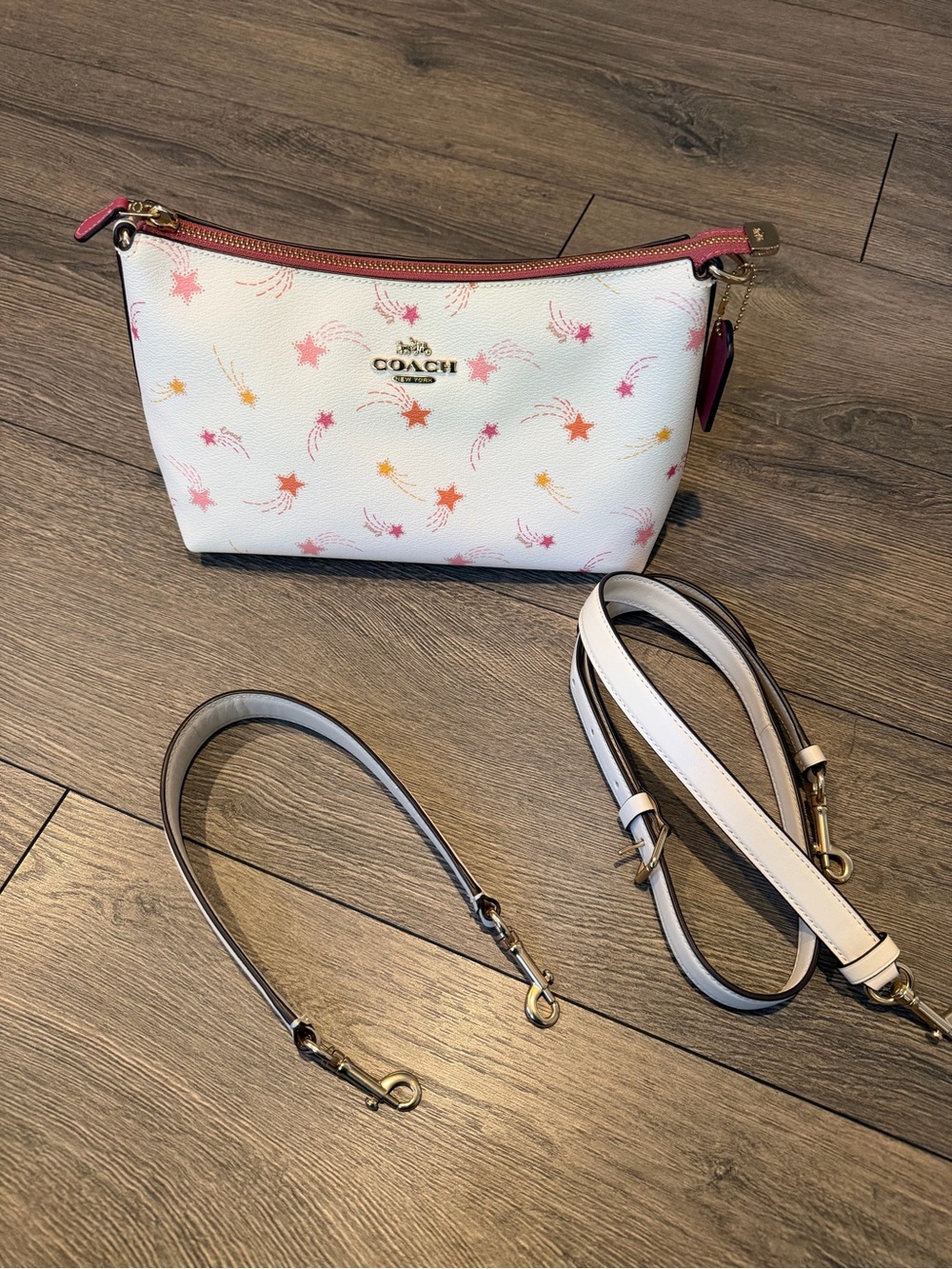 coach clara bag star print